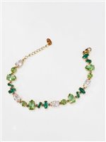 Pulsera Amen Mujer in Acero Quarzo idrotermale ACBRPRGOGMVA